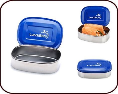 lunchbots stainless steel lunch box uno silver|LunchBots.